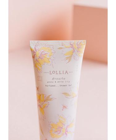 LOLLIA Breathe Shower Gel - 8 fl oz | Shea Butter & Aloe | Nourishing Body Wash for Cleansing & Moisturizing - Buy Online on GoSupps.com