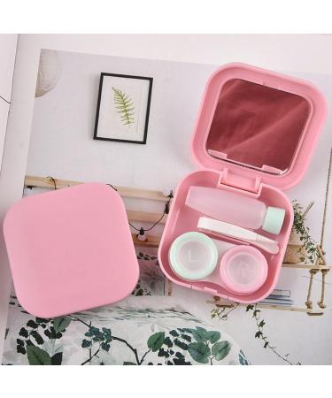 Buy Doact Dustproof Pink Contact Lens Case - Leak-Proof & Travel-Friendly | International Shipping Available - Buy Online on GoSupps.com