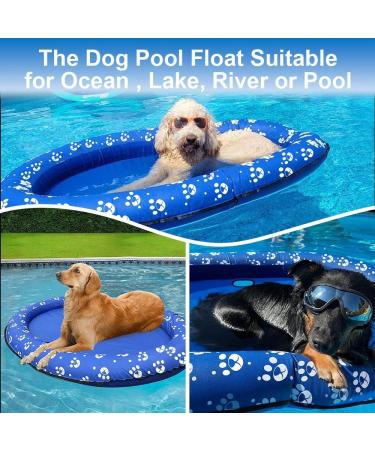 Ginkago Pool Floats for Dogs Pool Toys Pool Float for Large Dogs Pool Floaties for Small Puppy Swimming Blue - Buy Online on GoSupps.com