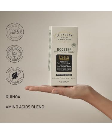 Il Salone Milano Plex Rebuilder Booster - Bonding Hair Treatment for Bleached & Color-Treated Hair | Enhance Color Shine & Softness | 4 x 0.51 oz (15 ml - Buy Online on GoSupps.com