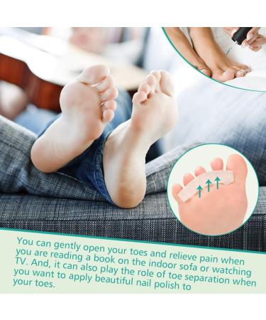 Toe Spreader Hallux Valgus Set | Pain Relief for Hammer Toe & Bunion - 2 Pairs of Toe Separators & Bunion Pads for Yoga & Sports - Buy Online on GoSupps.com