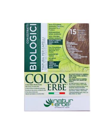 naturerbe Color Herb Extracts Bio Dyeing 15 Golden Blonde