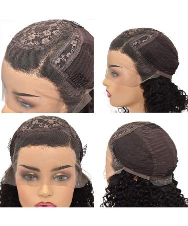 Hair.ly Curly Bob 13x6 T Part Lace Frontal Wig Human Hair - Brown Remy Hair 8 Inch - Buy Online on GoSupps.com