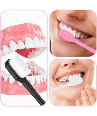 Ouligay Nano Toothbrush Set - 6 Soft Bristle Brushes with 20 000 Micro Bristles for Gentle Care | Ideal for Adults & Children with Sensitive Gums & Gum Recession - Buy Online on GoSupps.com