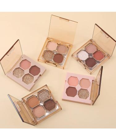 Boobeen Eyeshadow Palette - Matte Glitter Makeup for Natural Eye Look - Buy Online on GoSupps.com