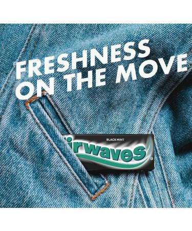 Wrigley's Airwaves Sugarfree Gum - Black Mint (10 per Pack x 5) - Pack of 2 - Buy Online on GoSupps.com