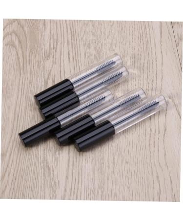 Healvian 5pcs Eyelash Brush Tube Empty Tube Makeup Brushes DIY Empty Mascara Tube Eyelash Cream Bottle Black - Buy Online on GoSupps.com