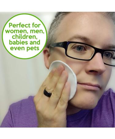 Reusable Make-Up Remover Pads - 16 Organic Cotton Towels | Eco-Friendly Vegan Washable Bamboo Fiber - Ideal for All Skin Types with Washing Bags - Buy Online on GoSupps.com