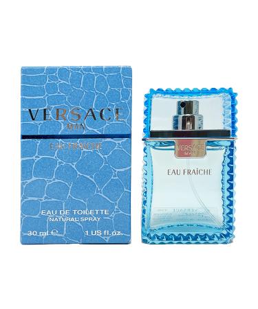 Versace Man Eau Fraiche Eau De Toilette Spray (Blue) 30ml for Men | Versace - Buy Online on GoSupps.com