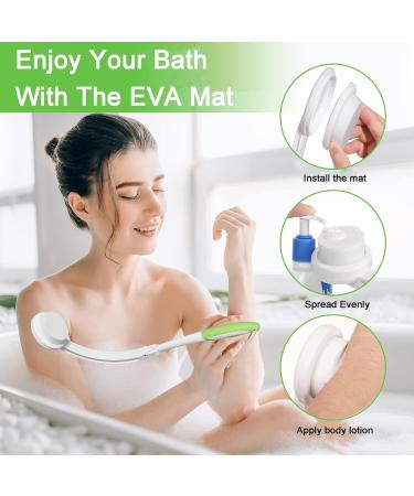 Back Creaming Aid Set - 3 Replaceable Pads | Foldable Back Creamer with Long Handle | Optimal Back Care 2023 - International Shipping Available - Buy Online on GoSupps.com