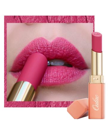 Oulac Rose Pink Creamy Matte Lipstick  Soft Satin Finish Lipsticks for Women with Moisturising Formula  Rich Color  Highly Pigmented Enriched with Rose Oil  Vegan & Cruelty-Free| 3.6g (Y07) Secret Life (Y07)