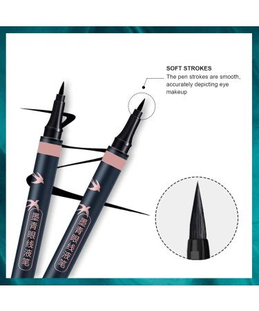 Buy Black Liquid Eyeliner - Smudge-Proof Fine Tip Pen | Long Lasting & International Shipping - Buy Online on GoSupps.com