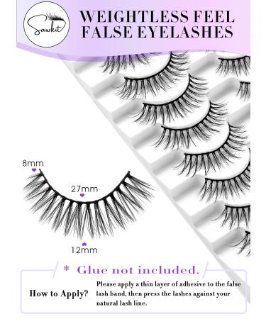 Classic Fake Eyelashes | Luxurious 8-12mm Mink Lash Extensions | Comfortable & Easy to Apply - Superior Volume for Stunning Eyes - Buy Online on GoSupps.com