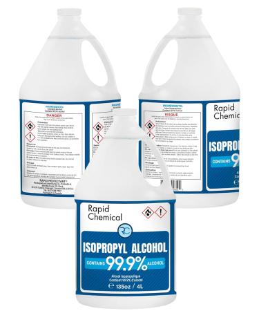 99% Isopropyl Alcohol - Made in Canada - 4 x 4L USP Grade Isopropyl Rubbing Alcohol - Isopropyl Alcohol 99 Percent - Bulk Bottle 99.9% Alcohol for Electronics and Surface Cleaner (4 x 4 Litters) - Buy Online on GoSupps.com