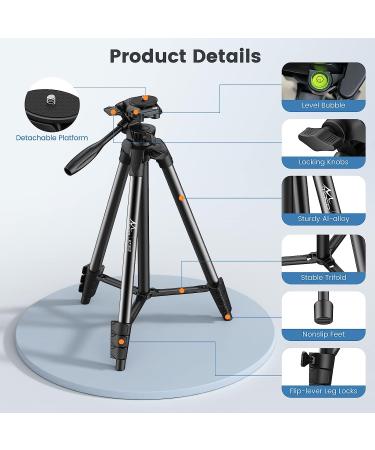 MoKo Camera Tripod for iPad & iPhone with Travel Bag - Universal Holder & Wireless Remote - Phone, Camera, Webcam & Projector Stand - Buy Online on GoSupps.com