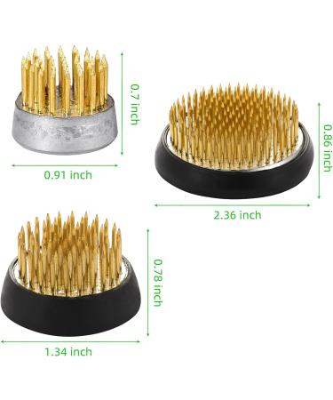 Gdstiac 3pcs Flower Frog Round Flower Arranger Frog Flower Fixed Tools Japanese Flower Holder Flower Frogs for Arrangements (0.91 Inch  1.34 Inch  2.36 Inch) - Buy Online on GoSupps.com