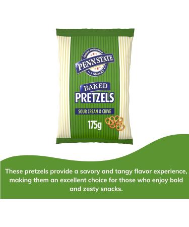 Pretzels bundle contains Penn State Pretzels Original Sea Salted 175g x2 Sour Cream & Chive 175g x2 Sealing Clips x2 - Buy Online on GoSupps.com