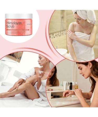  G n rique Body Scrub | 200g Natural Salt Scrub - Shower Dead Skin Care Radiance Beauty Bath Hands Feet Back Knees Daily Spa - Buy Online on GoSupps.com