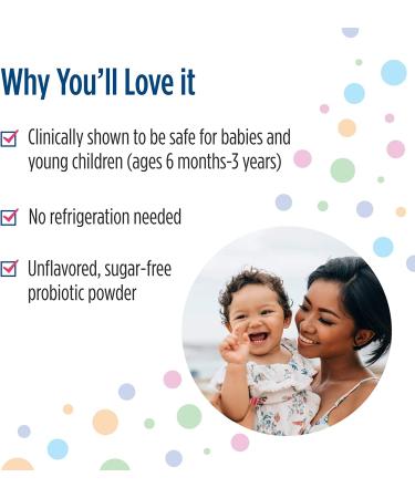 Nordic Naturals Flora Baby Probiotic Powder | 6 Months - 3 Years | 4 Billion CFU | 30 Packets - Buy Online on GoSupps.com