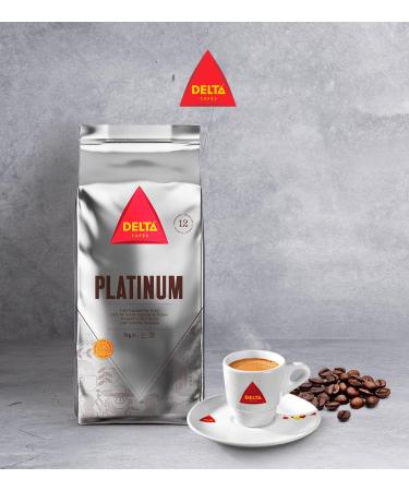 Delta Caf s Delta coffee beans PLATINUM 1kg - Buy Online on GoSupps.com