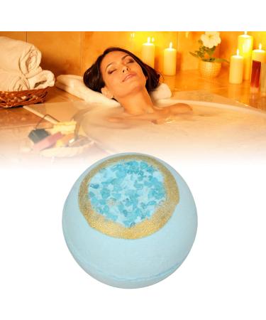 Qukaim Bubble Bath Ball Bubble Bath Ball Aromatherapy Essential Oil Sea Salt Bath Ball Moisturizing Exfoliating Blue Mint Spa Ball - Buy Online on GoSupps.com