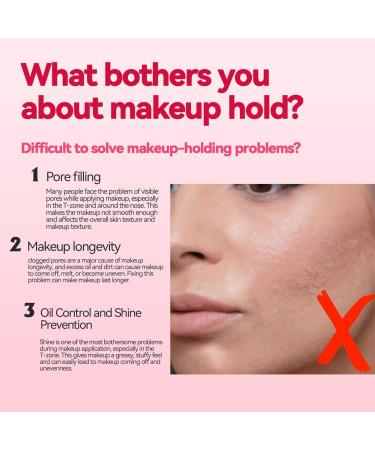 Pore Primer Gel Cream Face Pore Primer Cosmetic Pore Cream Makeup Primer Matte Makeup Base for Shrinkage Moisturizers for Invisible Pore Moisturizing Oil Control (1 PC 30 G) - Buy Online on GoSupps.com