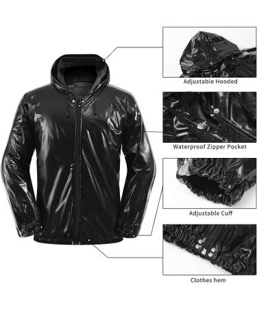 REEDBEEK Professional Anti-Rip Sauna Suit for Weight Loss - Unisex Black XX-Large - Buy Online on GoSupps.com