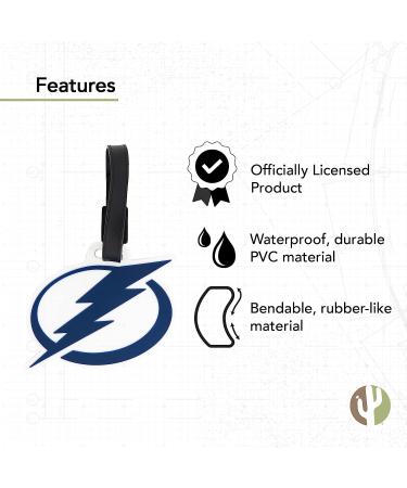 Tampa Bay Lightning NHL PVC Luggage Tag - Official Team Merchandise - Buy Online on GoSupps.com