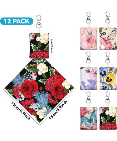 12PCS Floral Microfiber Glasses Cleaning Cloth - Thickened 6x6 inches for Eyeglasses Cameras & Screens - Buy Online on GoSupps.com