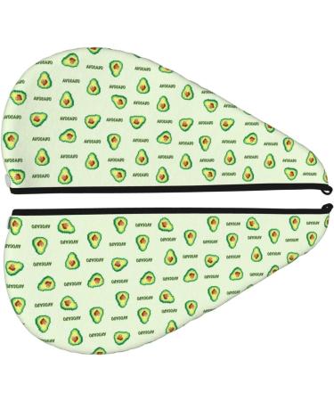 Green Avocado Microfiber Hair Towel - Super Absorbent Quick Dry Hair Wrap for Women | Ideal for Long Curly & Thick Hair - Buy Online on GoSupps.com