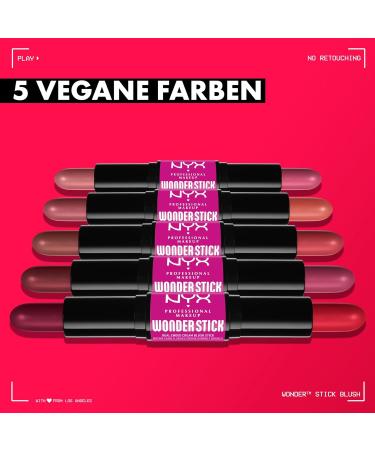 NYX Professional Makeup Wonder Stick - Deep Magenta + Ginger | Vegan Moisturizing Hyaluronic Acid | 1 Pack - Buy Online on GoSupps.com