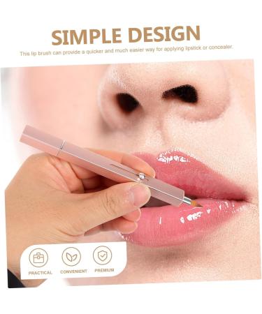 POPETPOP Make up Brush Makeup Lip Gloss Applicator Lip Lip Wands Lipstick Applicator Lip Lipstick Brush Retractable Lip Balm Miss Artificial Fiber Double Head - Buy Online on GoSupps.com