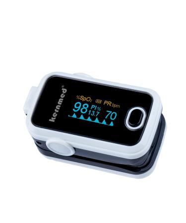 Kernmed Pulse Oximeter A310 white +Alarm+Pulse Tone+Perfusion Index +Accessories