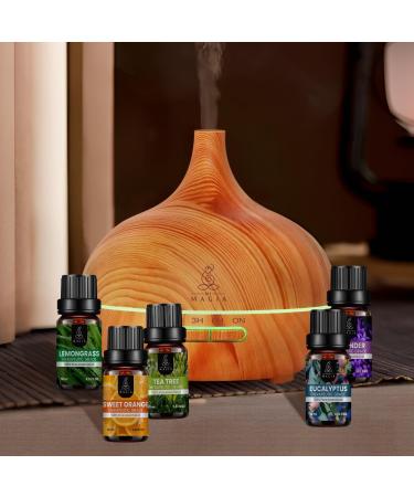 100% Pure Essential Oils Gift Set - Aromatherapy Oils for Diffusers | Eucalyptus Lavender Lemon Grass Orange Peppermint Tea Tree | Ideal for Home & Soap Making Supplies - Buy Online on GoSupps.com