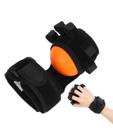 Anti-Spasticity Ball Splint Functional Split-fingered Hand Wrist Support Posture Corrector for Fingers Impairment Stiff Grip Power Training