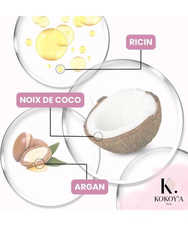 KOKOY'A Paris - MASK Keratin Argan Coconut Castor - 500ml | Nourishing and repairing care for dry and damaged hair - Buy Online on GoSupps.com