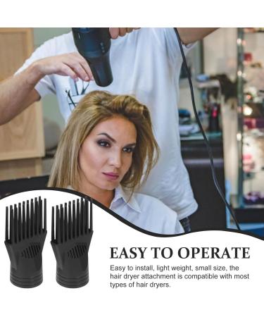 Healeved Hair Dryer Diffuser Combs 2pcs Hair Dryer Nozzle Comb Replacement Universal Detangling Blow Dryer Hair Styling Hair Dryer Concentrator Compatible with all Hair Dryers - Buy Online on GoSupps.com