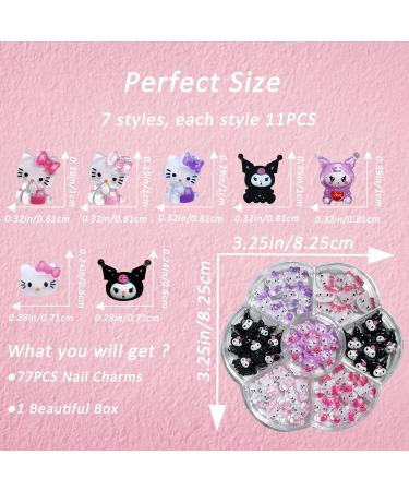 77 Pcs Hello Kitty 3D Nail Charms for Nail Art - Style 1 - Buy Online on GoSupps.com
