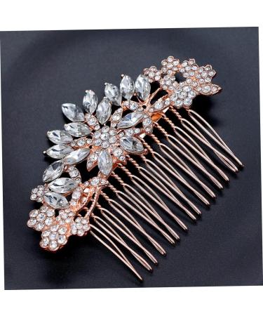 Angoily 1pc Hair Combs Hair Accessory for Women Rhinestone Headpiece Rhinestone Hair Clip Bridal Headpiece Comb Leg Garters for Thigh Accessories Korean Version Bride - Buy Online on GoSupps.com