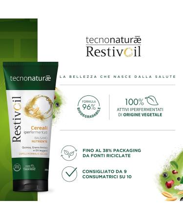  RestivOil Restivoil Tecnonature Bipack Illuminating Shampoo 250 ml + Nourishing Balm 200 ml - Buy Online on GoSupps.com