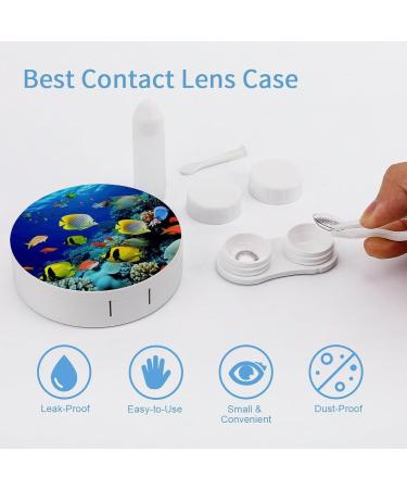 Portable Tropical Sea Fish Contact Lens Case - Travel Storage Box for Lens Protection - Buy Online on GoSupps.com