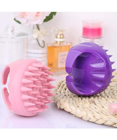 3-Piece Silicone Hair Scalp Massager Set - Shower Scrubber for Dandruff Removal in Multi Colors - Buy Online on GoSupps.com