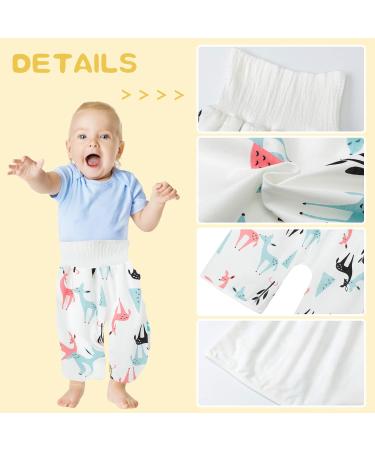 Baby Diaper Skirt | Cotton Training Pants for Boys and Girls | Waterproof Reusable Nappy | High Waist Fawn Shorts | 2-in-1 Design - Buy Online on GoSupps.com