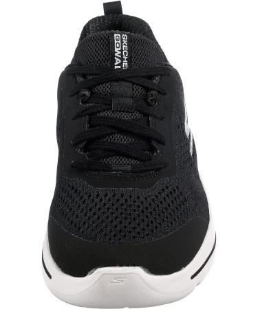 Skechers Women's Go Walk Arch Fit-Motion Breeze Sneaker 7 Wide - Black/White - Buy Online on GoSupps.com