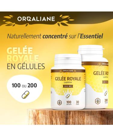 Royal Jelly 200Mg - 200 capsules - Orgaliane - Buy Online on GoSupps.com