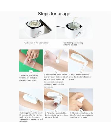 500g Natural Hard Wax Beans - Transparent Hair Removal Wax for Face Eyebrows Lips Arms & Legs | Ideal for Wax Warmer & Waxing Sticks - Buy Online on GoSupps.com