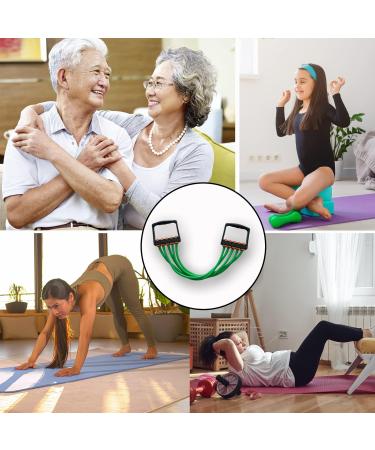 Adjustable Chest Expander for Men & Women | Fitness Equipment for Strength & Muscle Training | Green Grip Trainer - Buy Online on GoSupps.com