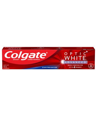 Colgate Optic White Advanced Teeth Whitening Toothpaste Icy Fresh 133 ml (Pack of 1) Whitening Icy Fresh 133 ml (Pack of 1)