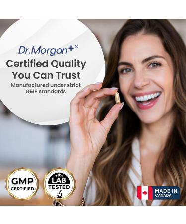 Dr. Morgan EGT + Reishi Polysaccharides Supplement 99% Pure Ergothioneine & 40% Polysaccharides Reishi Antioxidant for Cellular Health & Immune Support Vegan Third-Party Tested Made in Canada - Buy Online on GoSupps.com