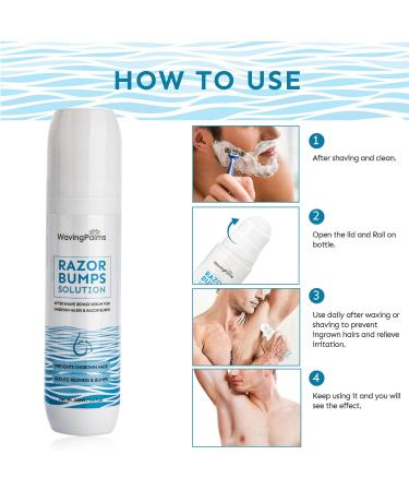 Ingrown Hair Treatment Serum - After Shave Repair for Men & Women 100ml - Buy Online on GoSupps.com